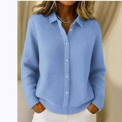 Button Front Knit Cardigan