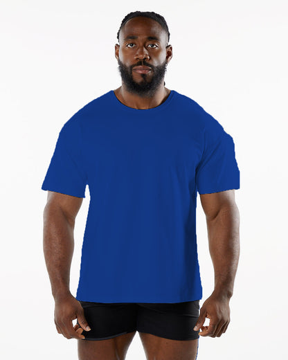 Casual katoenen T-shirt met korte mouwen voor heren