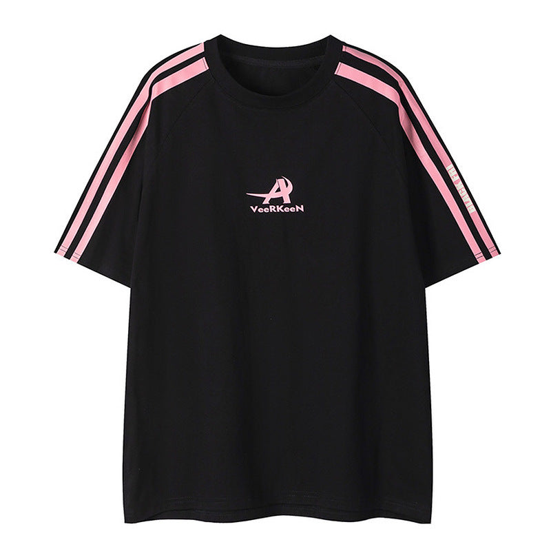 Short Sleeve T-Shirt Summer Design Sense Trendy Oversize Couple