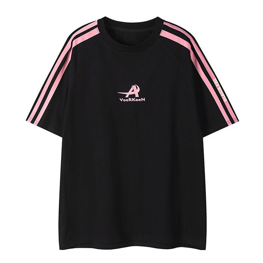 Short Sleeve T-Shirt Summer Design Sense Trendy Oversize Couple