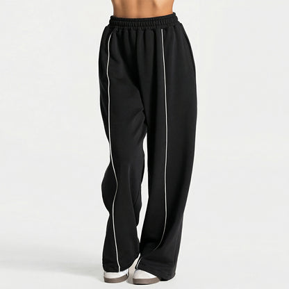Fashionable, comfortable, casual straight-leg yoga pants