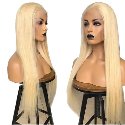 Lace Front Synthetic Wig Long Straight Hair with Air Bangs