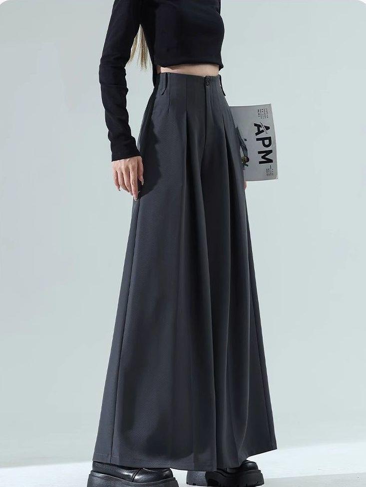 Spring and Autumn Suit Pants Skirt