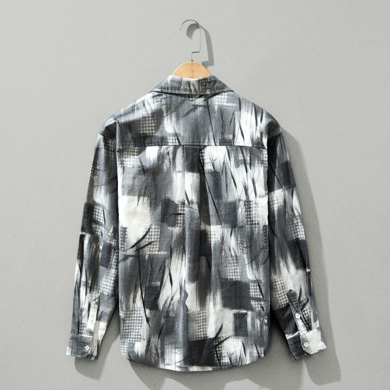 Long Sleeve  Printed Shirt top