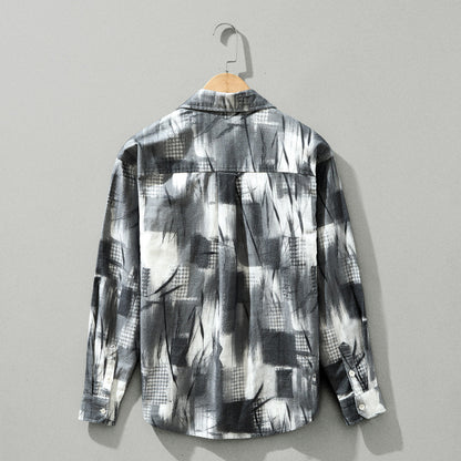 Long Sleeve  Printed Shirt top