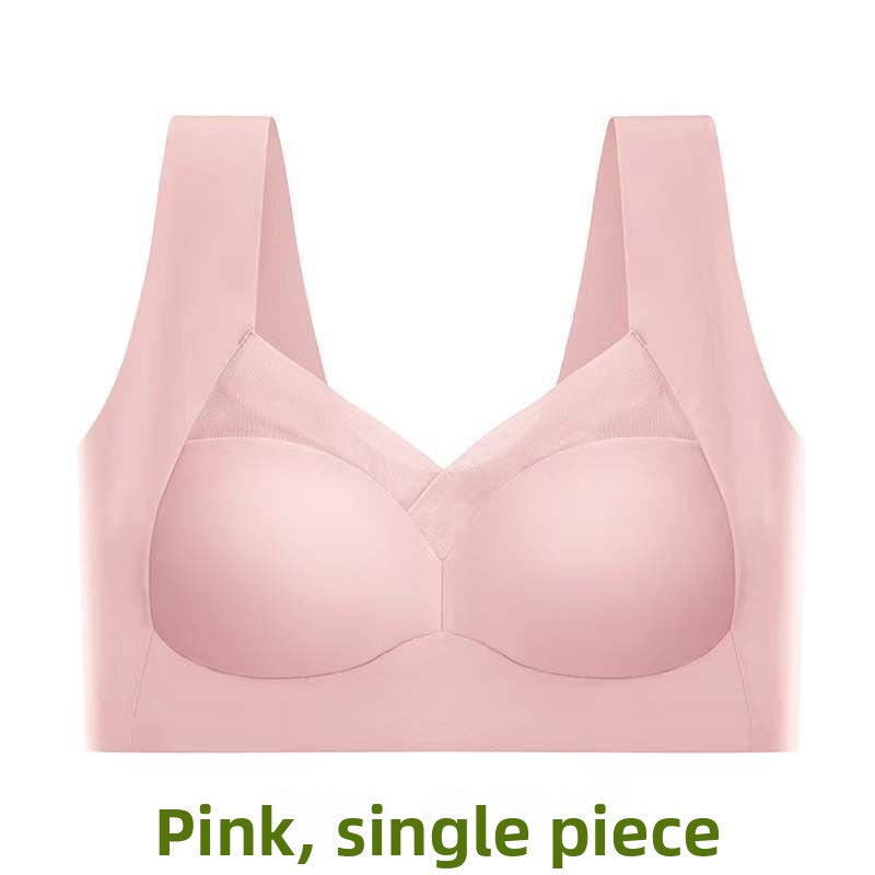 Wireless Seamless Push-Up Bra Ice Silk Lingerie