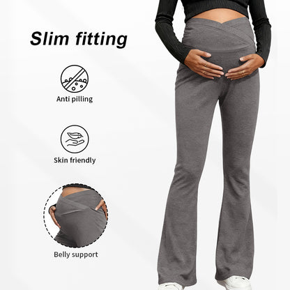 Maternity Flared Yoga Pants