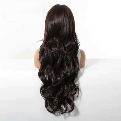 Lace Front Wig Japanese Silk Long Curly Hair