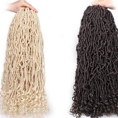 Synthetic fiber wig