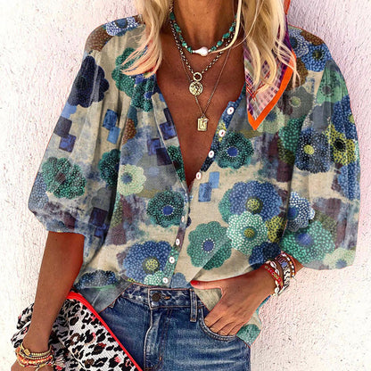 Women's Summer Printed Shirt