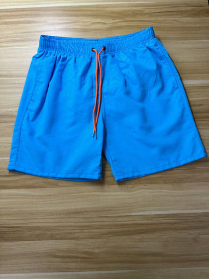 Men Summer Casual Shorts Quick Dry Loose Fit Beach Shorts