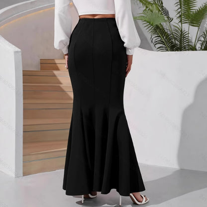 Elegante Visstaart Maxi-rok