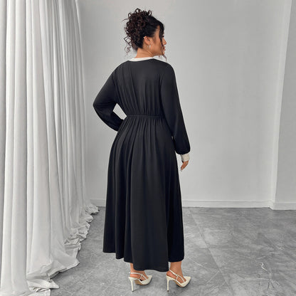 Womens Retro Bow Detail Spandex Dress