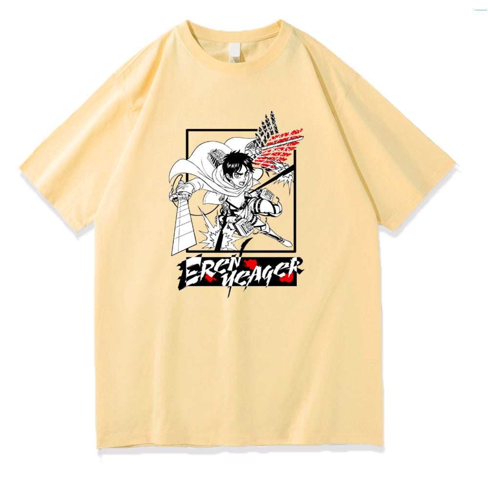 Attack on Titan Printed Short Sleeve Summer T-Shirt