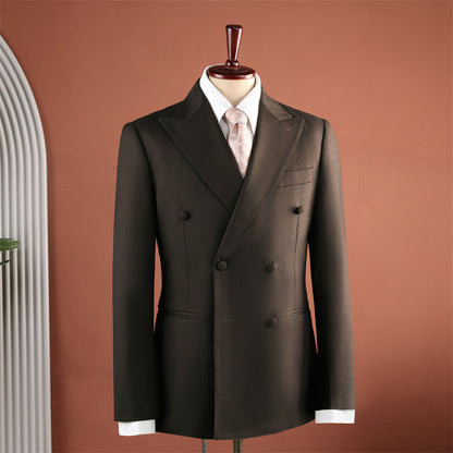 Mens Double Breasted Suit