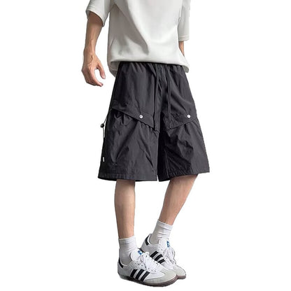 Purple beach shorts casual loose shorts for men