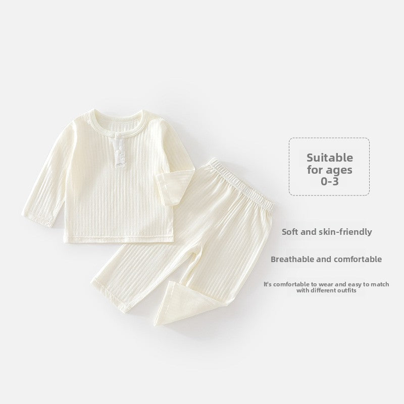 Infant Cotton Long Sleeve Pajama Set