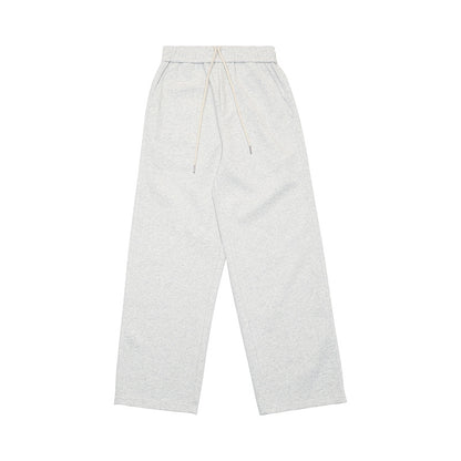 Knitted Cotton Casual Straight Pants