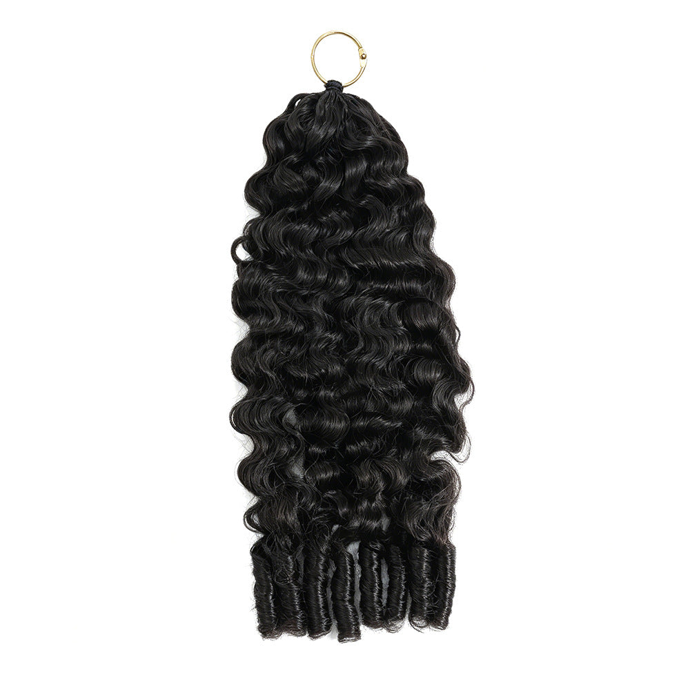Feather-style human hair wig