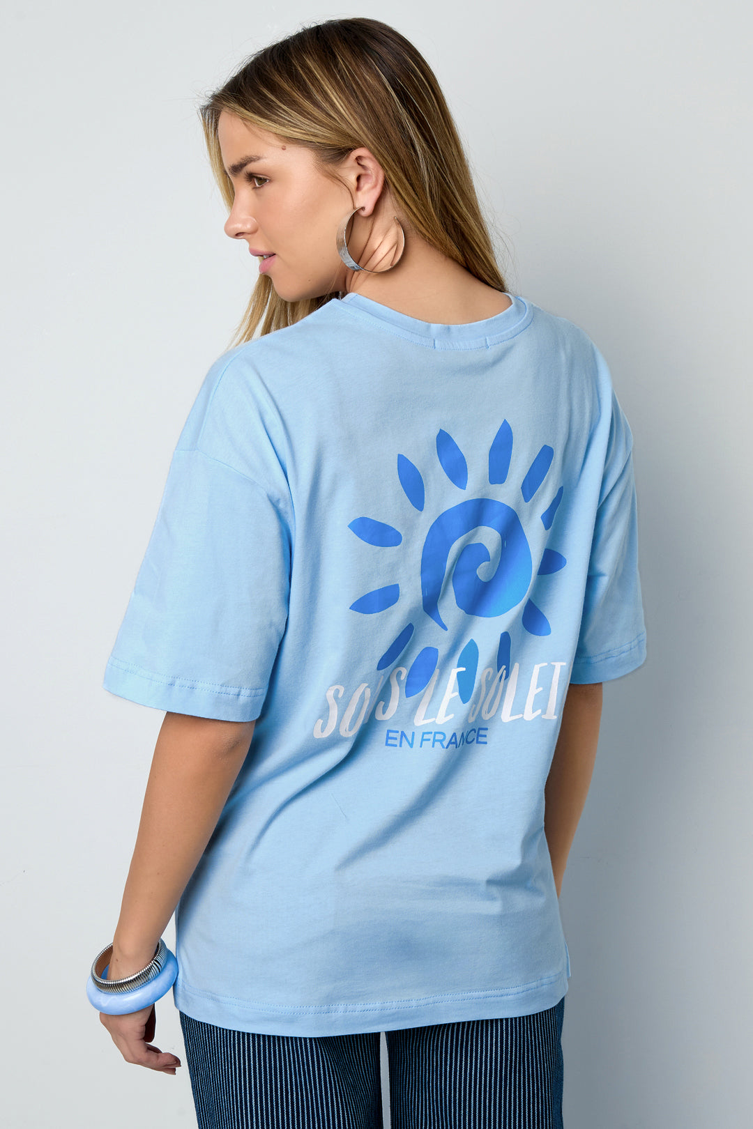 Sous le Soleil en France oversized T-shirt