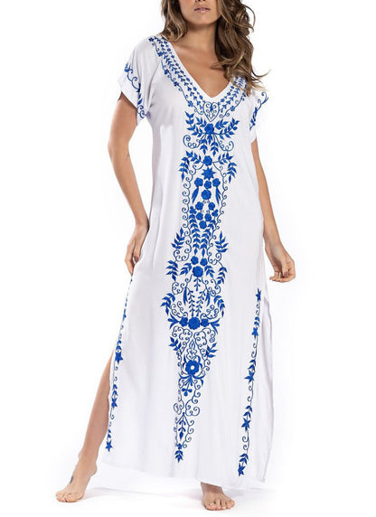 Europese Beauty Beach Boho Print Jurk