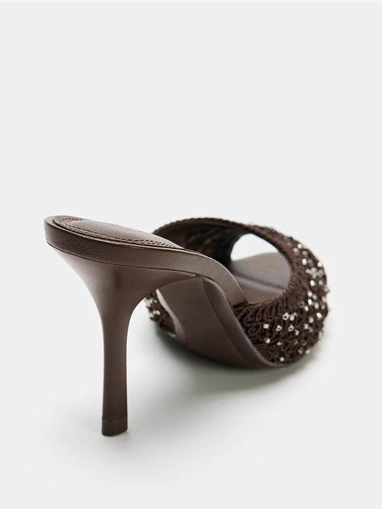 Elegant Peep-Toe Stiletto Heels