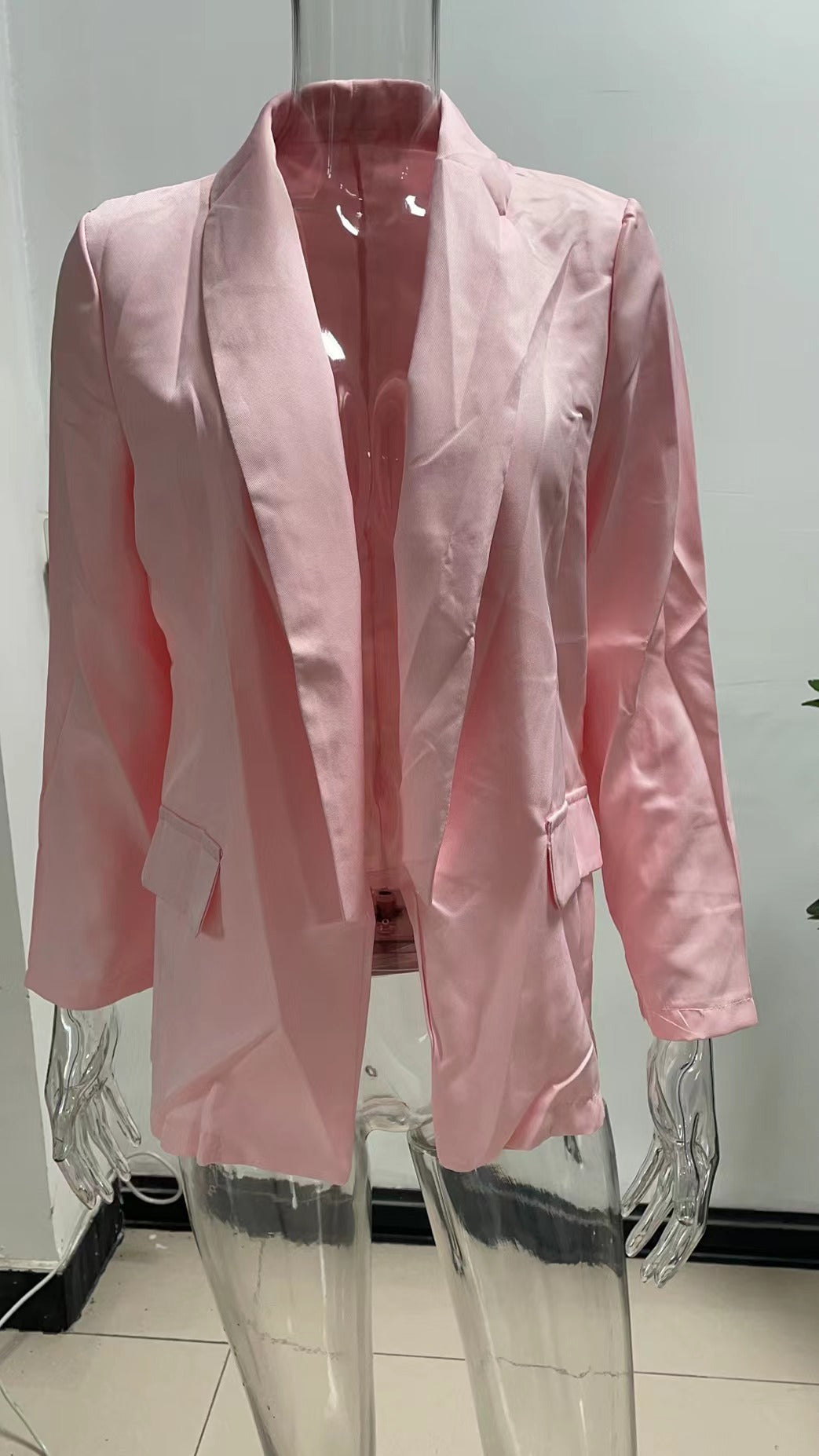 OL Style Fitted Blazer Coat for Women Autumn/Winter Fashion Professional Office Wear Slim Fit Casual Workwear