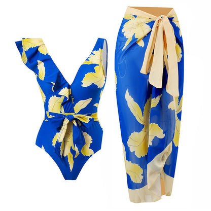 Jumpsuit sunscreen gauze skirt set