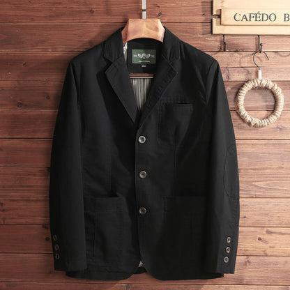 Casual katoenen blazer voor heren