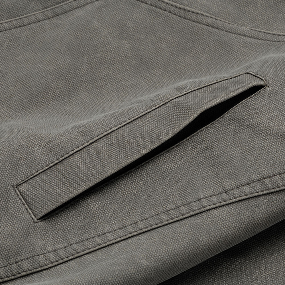 PU leather workwear jacket
