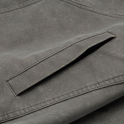 PU leather workwear jacket