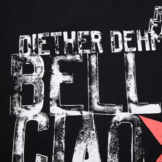 T-shirt met korte mouwen en gemêleerd lettermotief