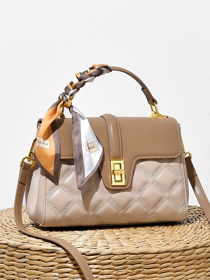Elegant Women's PU Leather Shoulder Handbag