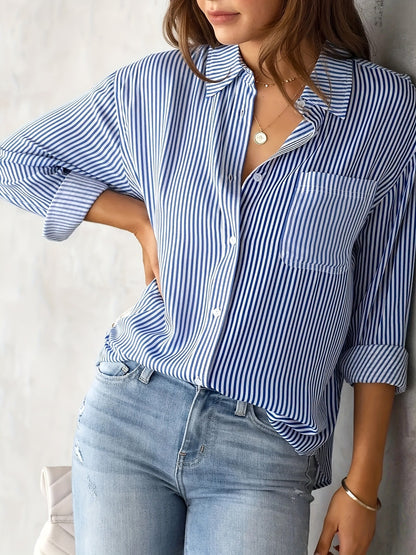Women's Striped Woven Shirt