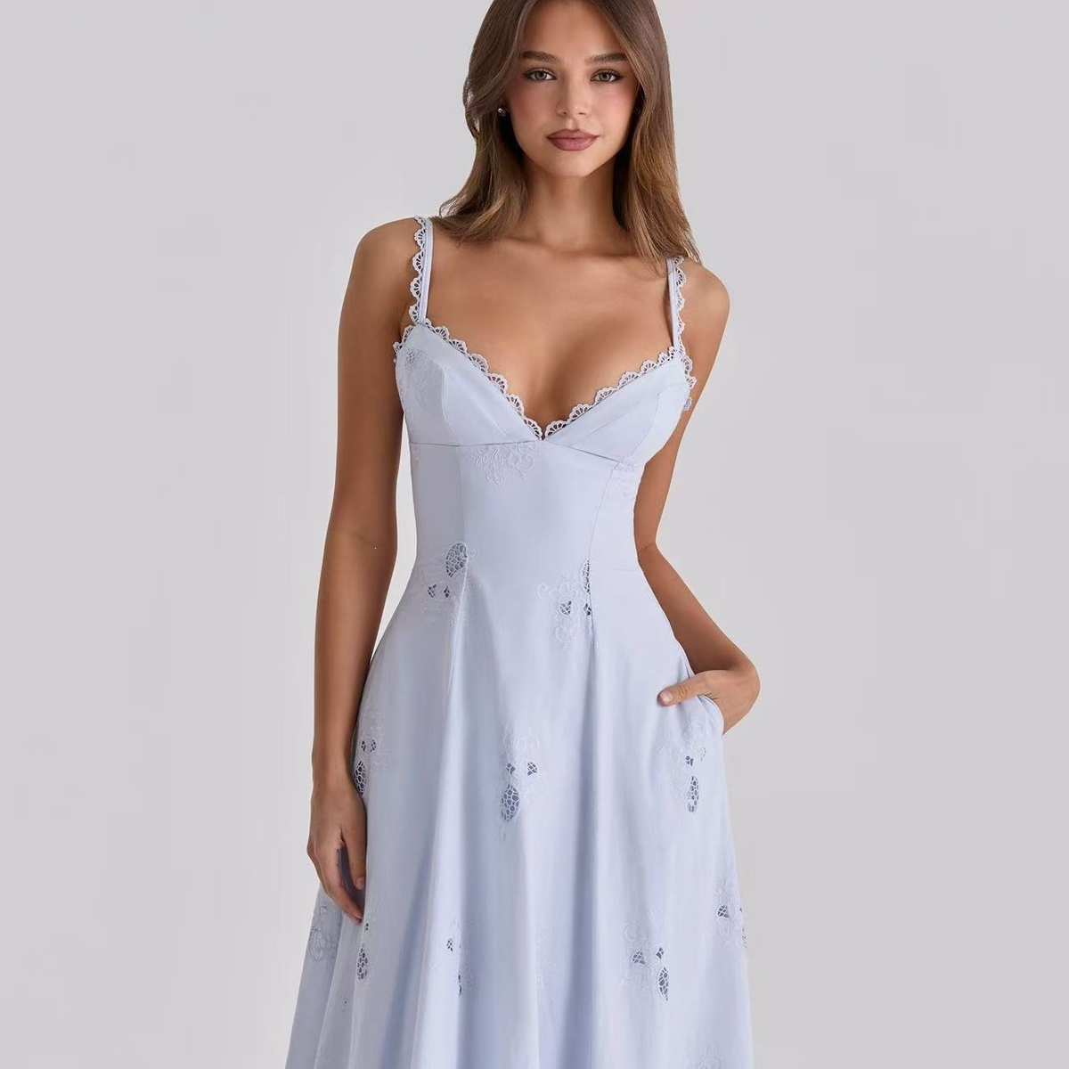 Women's embroidered dress