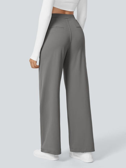 High waist suit pants stretch pants breathable comfortable casual pants women