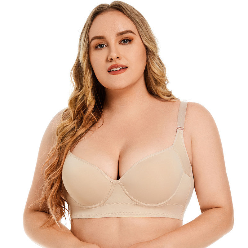Seamless Support Deep V Bra