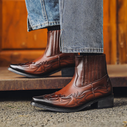 Western Style Hand-Painted Martin Boots