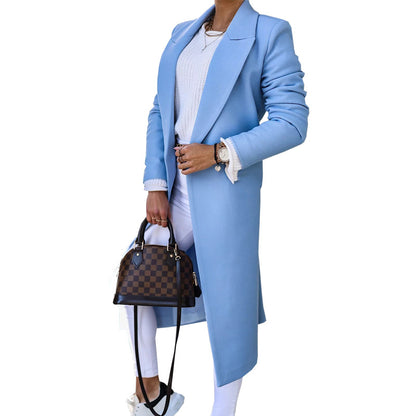 Split Woolen Coat