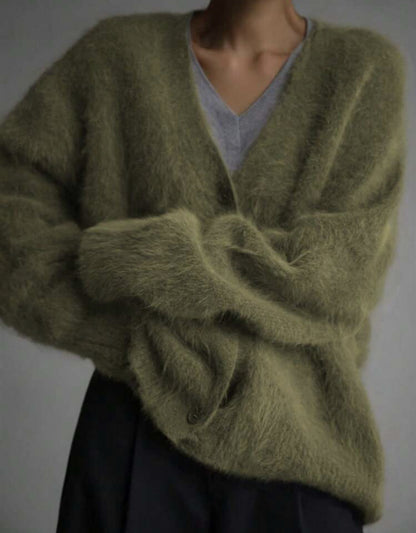 Womens Soft Long Sleeve Cardigan Sweater