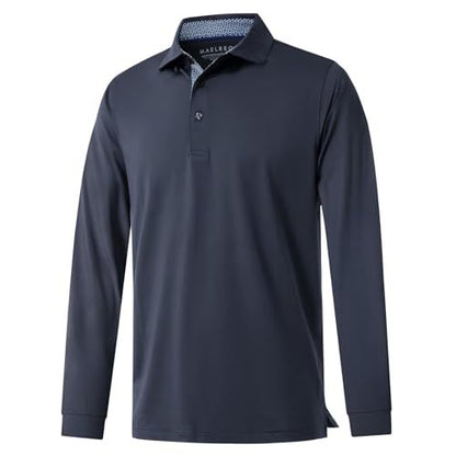 Mens Long Sleeve Polo Shirt