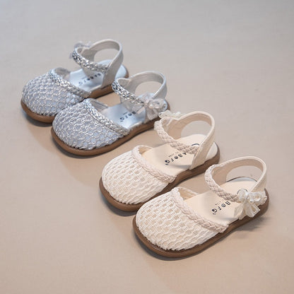 Kids Woven Mesh Sandals