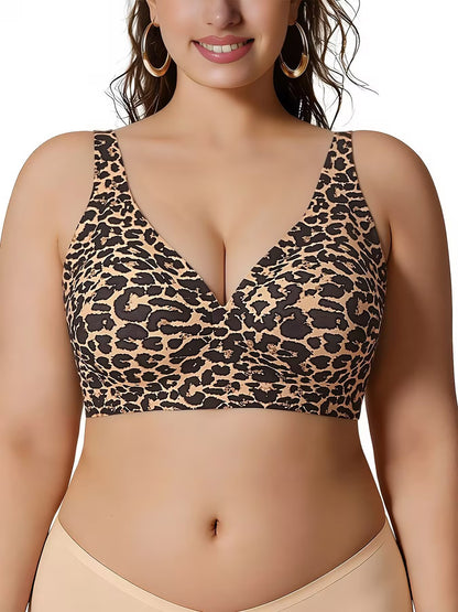 Supportive seamless breathable invisible bra