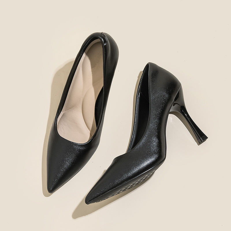 Women's Sheepskin Stiletto High Heels