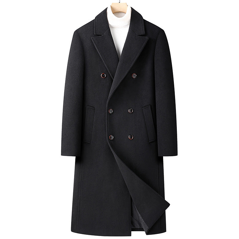 Double Breasted Wool Overcoat