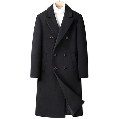 Double Breasted Wool Overcoat