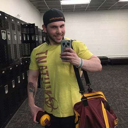 Korte mouwen strak fitness T-shirt heren