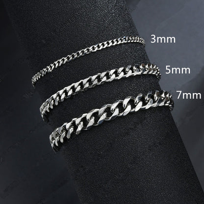 Herenarmband van titanium staal met zes zijden en slijpfunctie