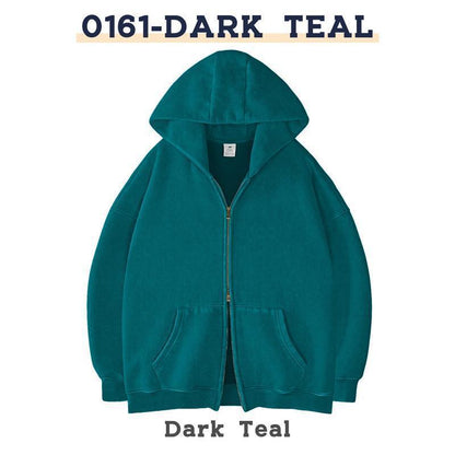 Oversized Fleece-Lined Hooded Sweatshirt