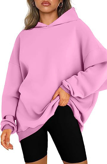 Oversized Hooded Fleece Sweatshirt for Women